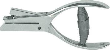 Kontrollzange Gesamt-L.145mm Rundloch D.3mm-1