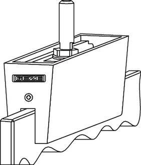 Glasklemmplatte EV1 b.140kg GEZE-3