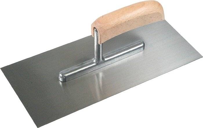 Glättekelle L.280mm B.130mm H-Heft gehärterer STA S.0,7mm SCHWAN-2