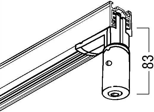 Zumtobel Group Pendel-Adapter 3ph ws 3CU ADAPT #6-2