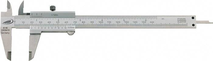 Taschenmessschieber DIN 862 SOFT-SLIDE 150mm Schr.eck.H.PREISSER-2