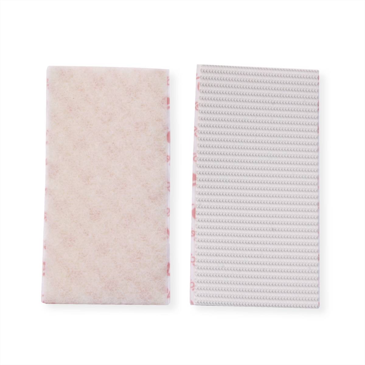 VELCRO® Klettstreifen Extra Stark Selbstklebend, Haken & Flausch 50mm x 100mm x 2 sets Weiß-1