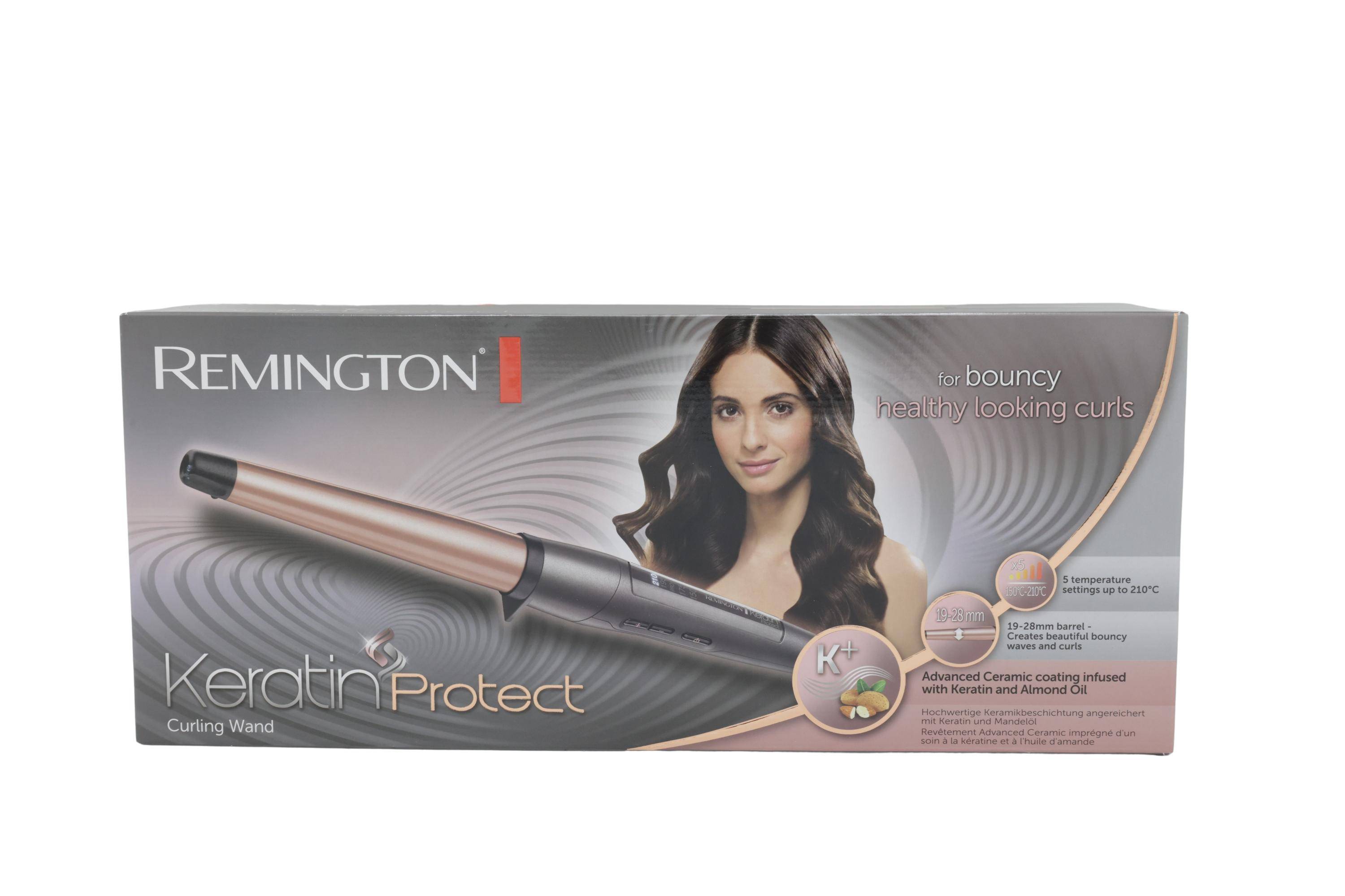 Remington CI83V6 Lockenstab Keratin Protect grau/rose gold-0