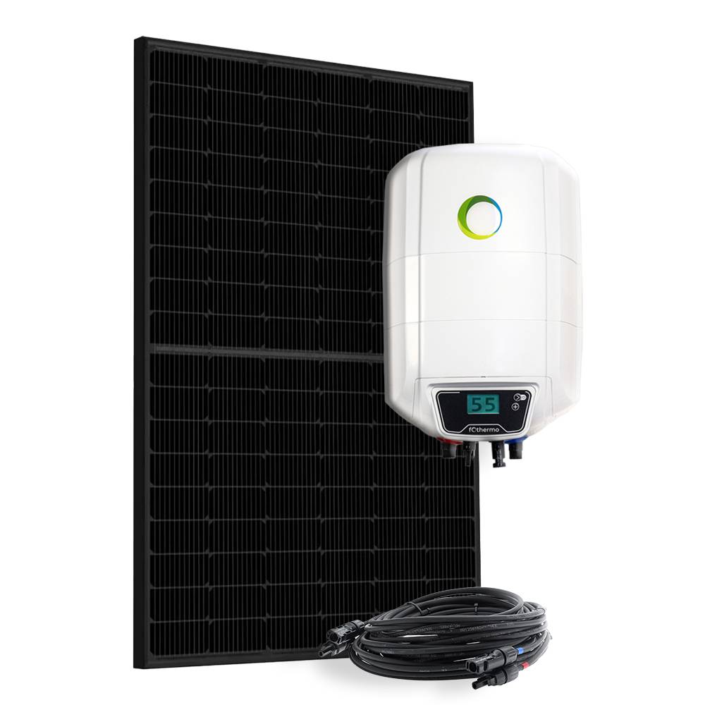 450W Solaranlage mit 10l Fothermo Boiler zur Warmwasseraufbereitung für Garten- oder Berghütte-0