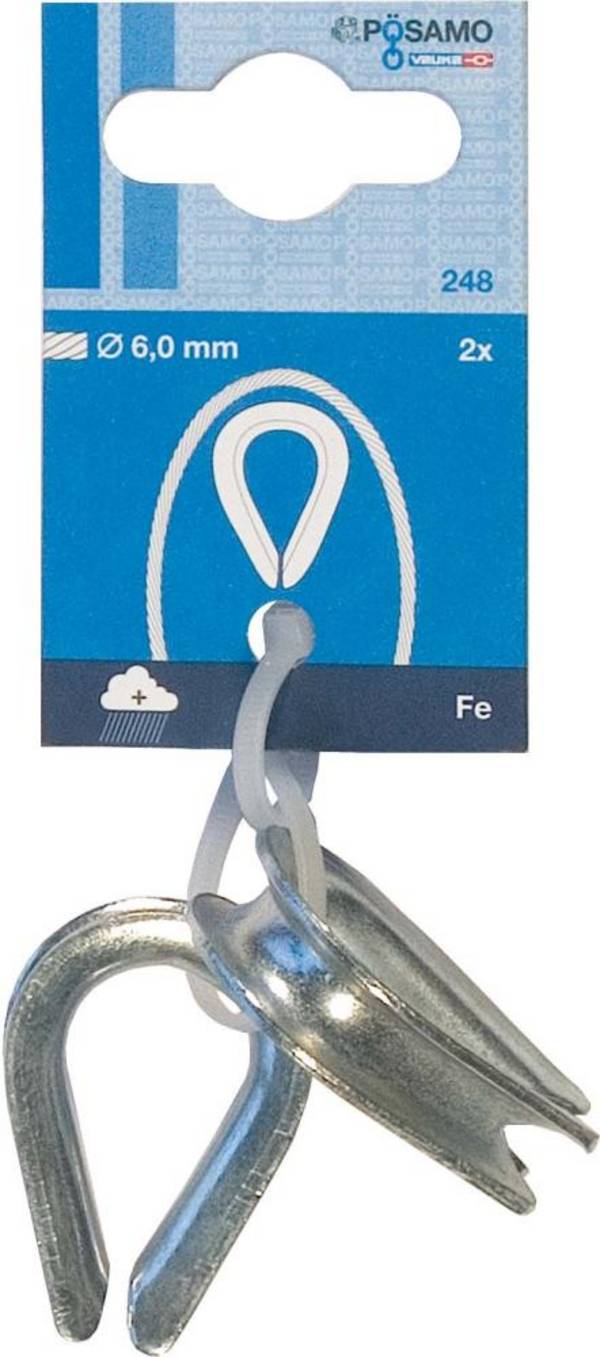 Kauschen ehem.DIN 6899 SBgalZn B RW 6,0mm a 2 Stk PÖSAMO - Artikel: 4011645001167