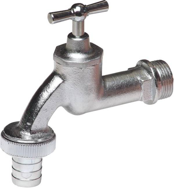 floraworld Wasserhahn Messing AG D 3/4Z Tülle 3/4Z mit Auslauftülle