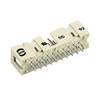 100 Stk. Harting Messerleiste 16p. 09185166324