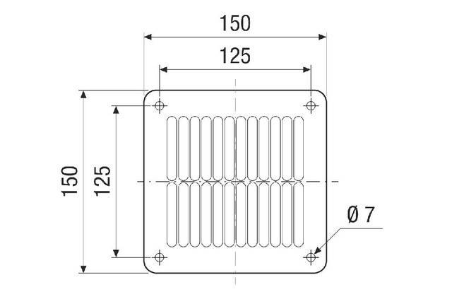 Maico Ausblasschutzgitter SGAI ES 12-1