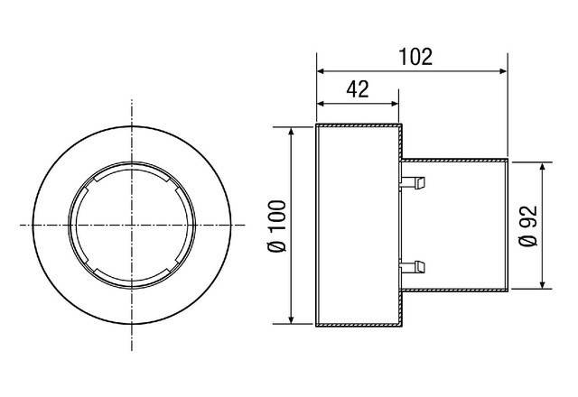 MAICO Ventiladapter MF-A90 MF-A90-2