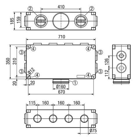 Luftverteiler aus schalldämmendem Kunststoff MF-V - Maico Ventilatoren-2