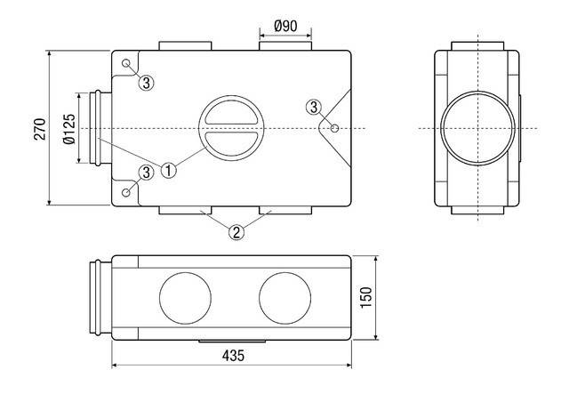 Luftverteiler aus schalldämmendem Kunststoff MF-V - Maico Ventilatoren-2