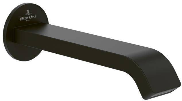 VB Badewannenausläufe Dawn TVT106505152 60x201x60mm Rund Matt Black-0