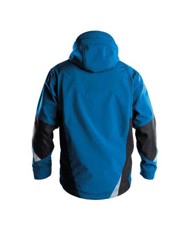 DASSY® Gravity Softshell-Jacke Azurblau/Anthrazitgrau Gr. 4XL-1
