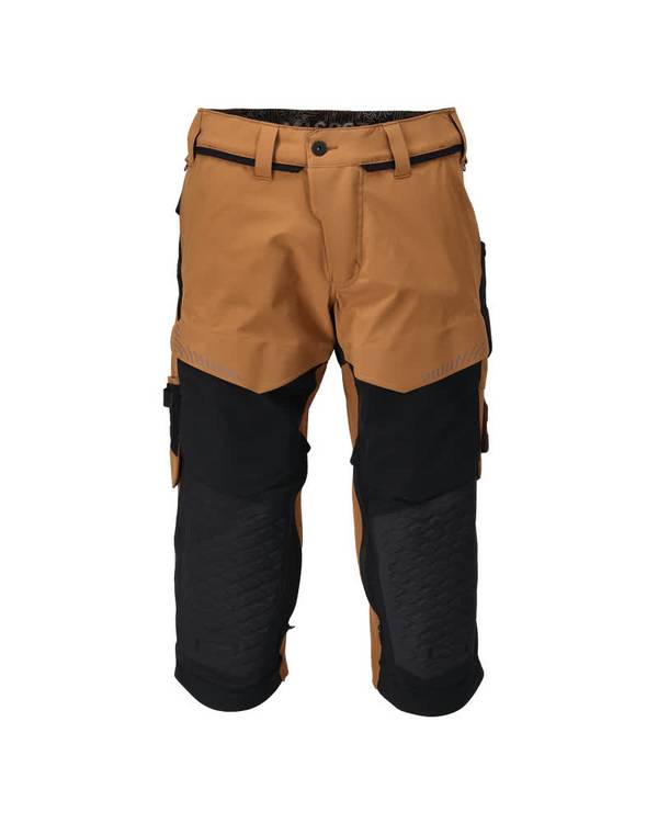 Mascot Dreiviertel-Hose mit Knietaschen Nussbraun/Schwarz, C54