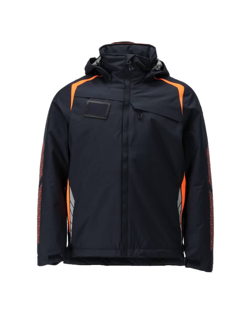 Mascot Winterjacke Schwarzblau/Hi-vis Orange, S-0