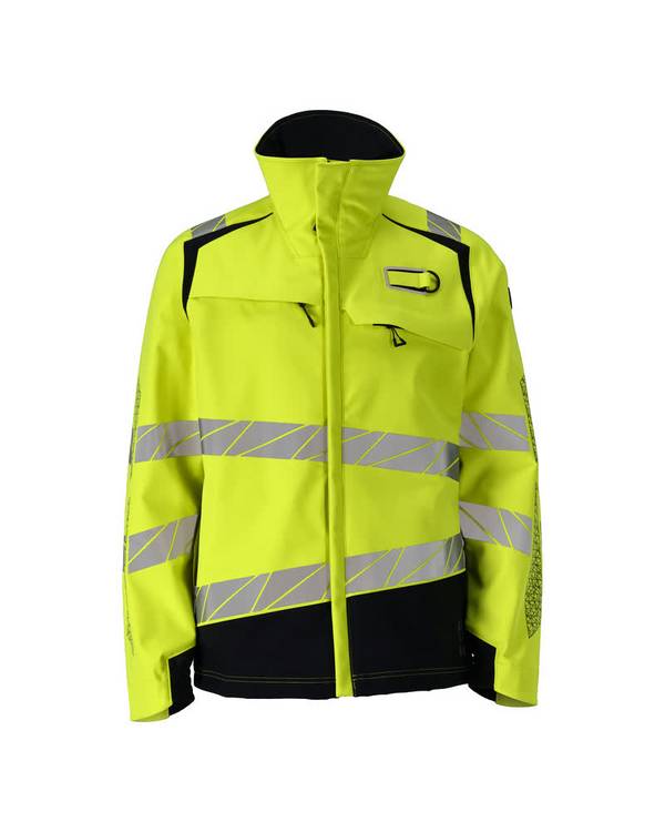 Mascot Softshell Jacke Hi-vis Gelb/Schwarzblau, 4XL
