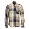 Mascot Hemd Dunkel Sandbeige-kariert, 4XL