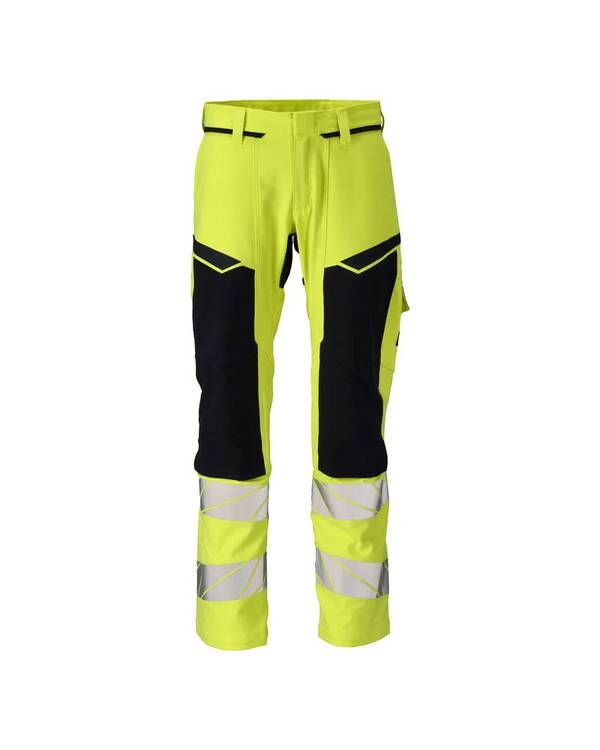 Mascot Hose mit Knietaschen Hi-vis Gelb/Schwarzblau, 76C47