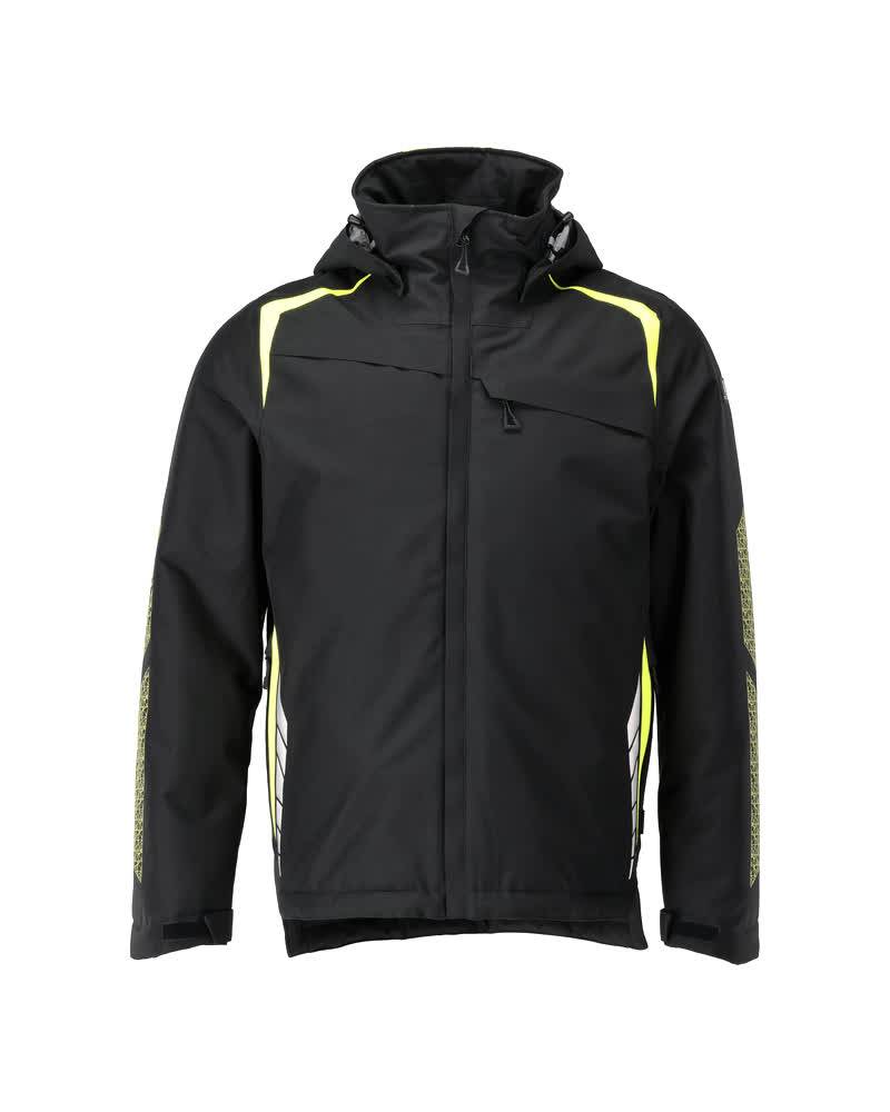 Mascot Winterjacke Schwarz/Hi-vis Gelb, XL