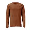 Mascot T-Shirt, Langarm Nussbraun, 3XL