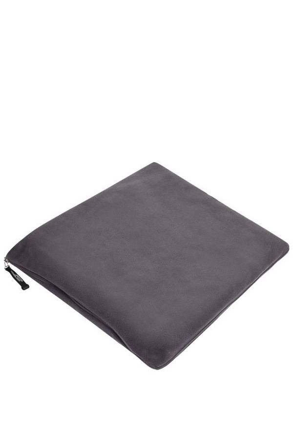 Fleece Blanket Multifunktions-Fleecedecke für Freizeit und Auto grau, Gr. one size