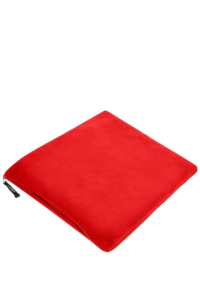 Fleece Blanket Multifunktions-Fleecedecke für Freizeit und Auto rot, Gr. one size-0