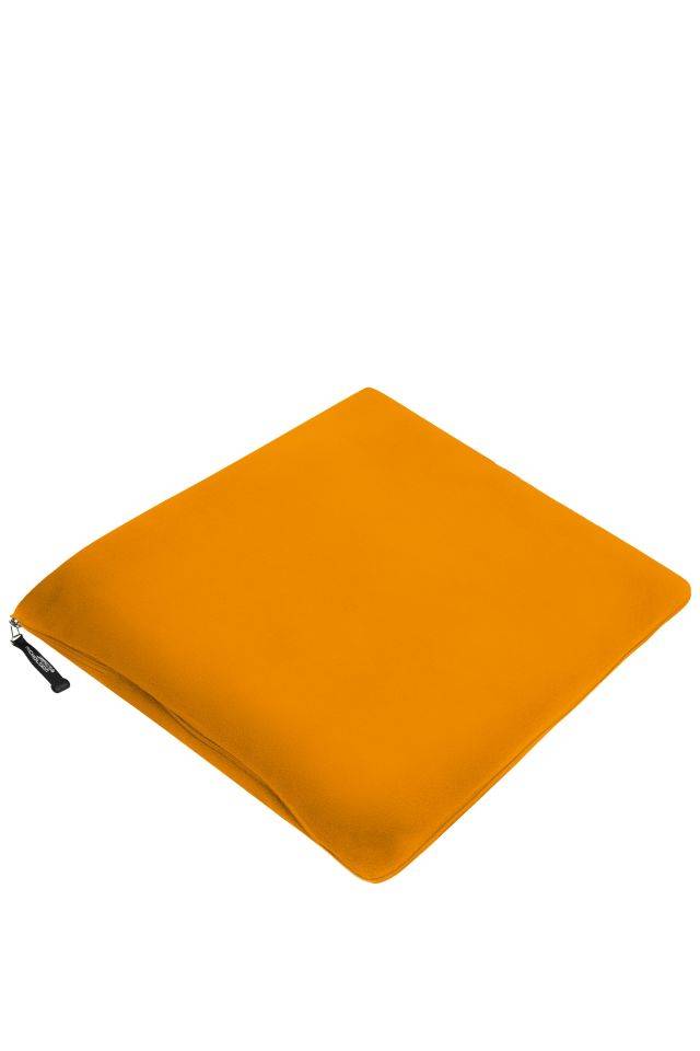 Fleece Blanket Multifunktions-Fleecedecke für Freizeit und Auto orange, Gr. one size-0
