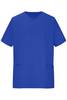 Men's Stretch-Kasack Elastischer Kasack mit V-Ausschnitt blau, Gr. L