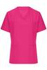 Ladies' Stretch-Kasack Elastischer Kasack mit V-Ausschnitt pink, Gr. XXL