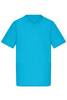Men's Kasack Klassischer Schlupfkasack mit V-Ausschnitt blau, Gr. 3XL
