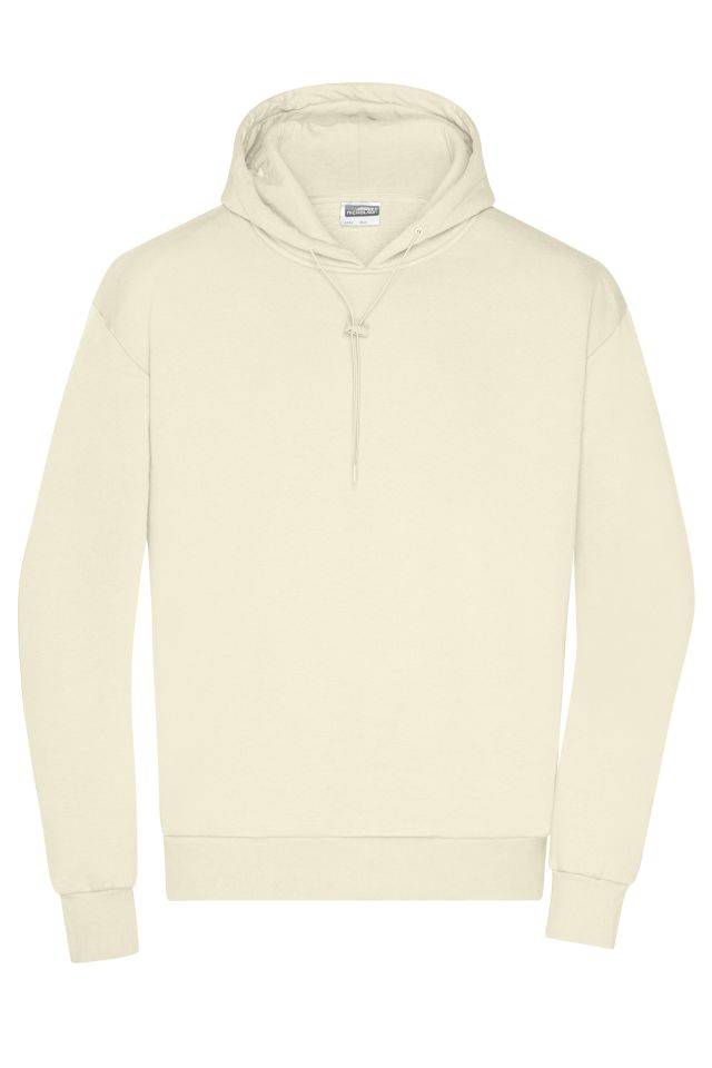Men's Lounge Hoody Stylisches Kapuzensweat, leicht oversized gelb, Gr. S-0