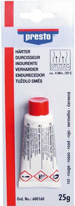 Härter f. presto Spachtel25 g, rot Bli-0