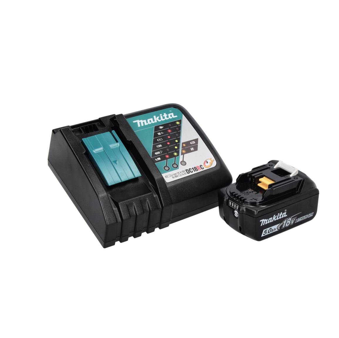 Makita DLM 330 RT Akku Rasenmäher 18 V 33 cm 30 l + 1x Akku 5,0 Ah + Ladegerät-2