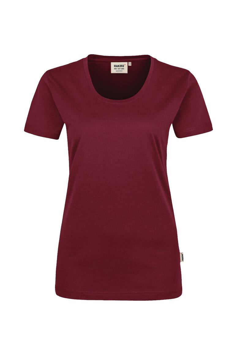 HAKRO Damen T-Shirt Classic weinrot, S-0