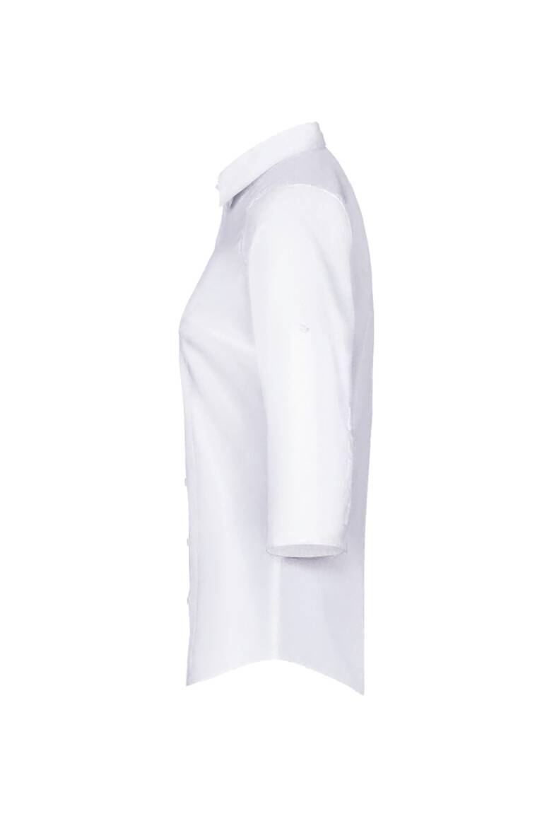 HAKRO 3/4-Arm-Vario Bluse MIKRALINAR® weiß, XS-1