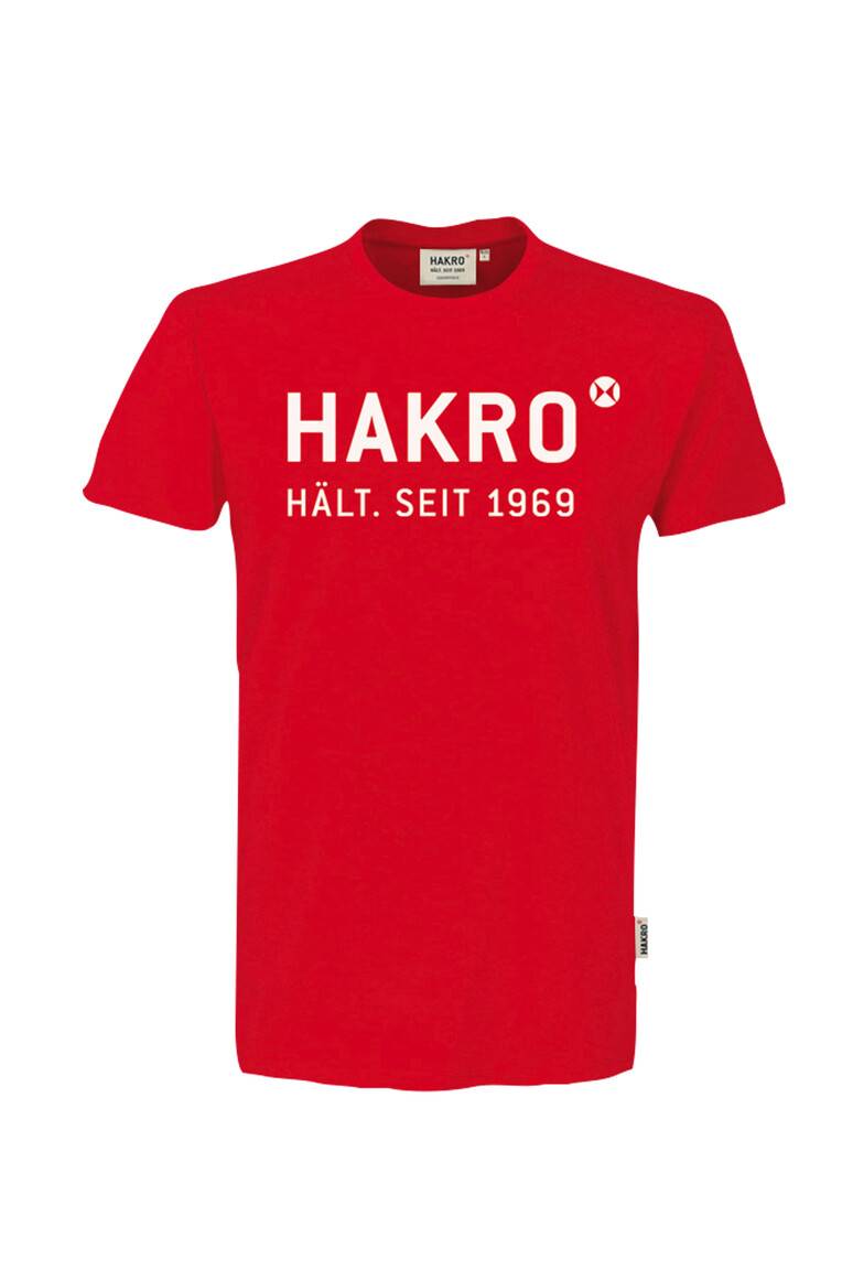 HAKRO T-Shirt Logo rot, XL-0