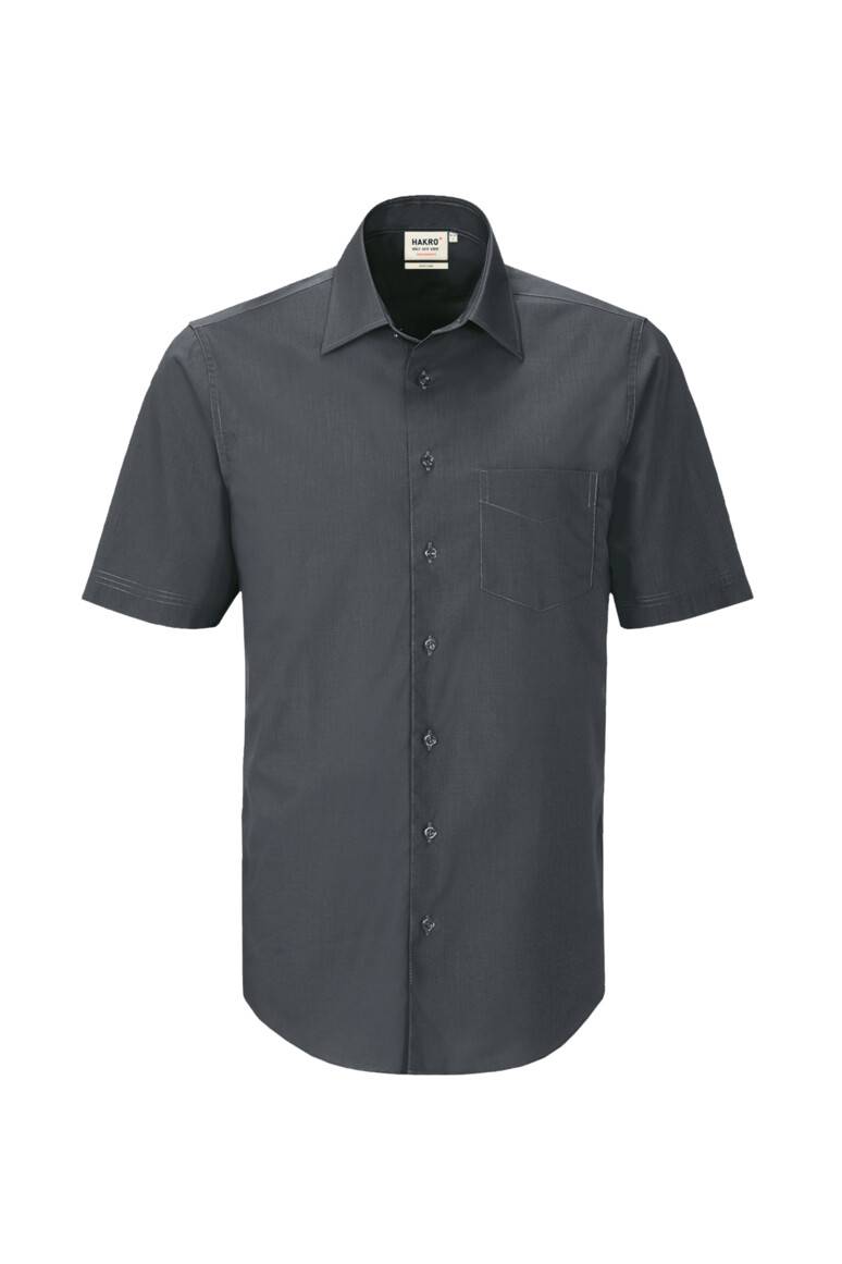 HAKRO 1/2-Arm Hemd MIKRALINAR® Comfort anthrazit, 2XL