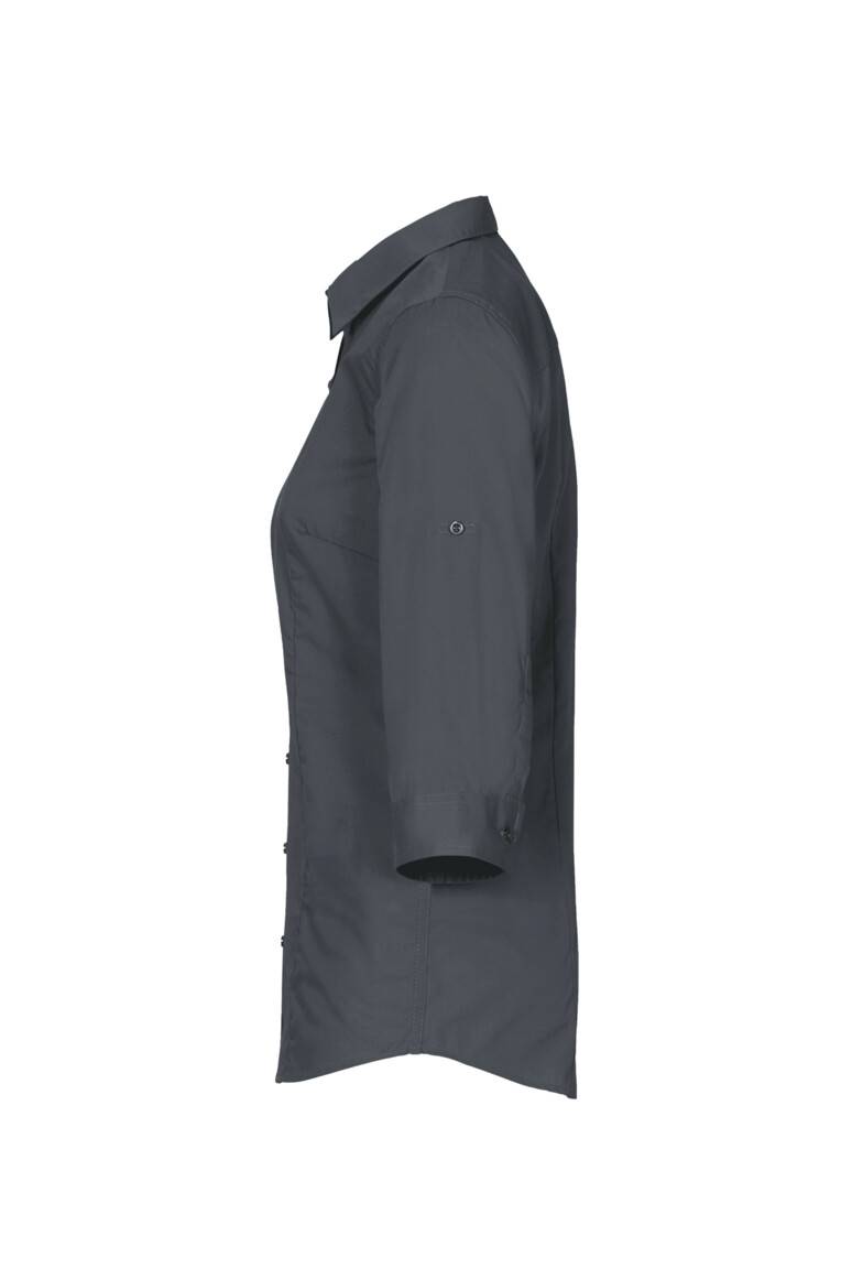 HAKRO 3/4-Arm-Vario Bluse MIKRALINAR® anthrazit, 2XL-1