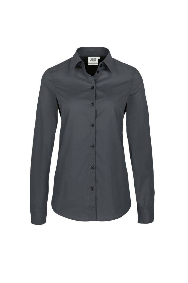 HAKRO Bluse MIKRALINAR® anthrazit, XS