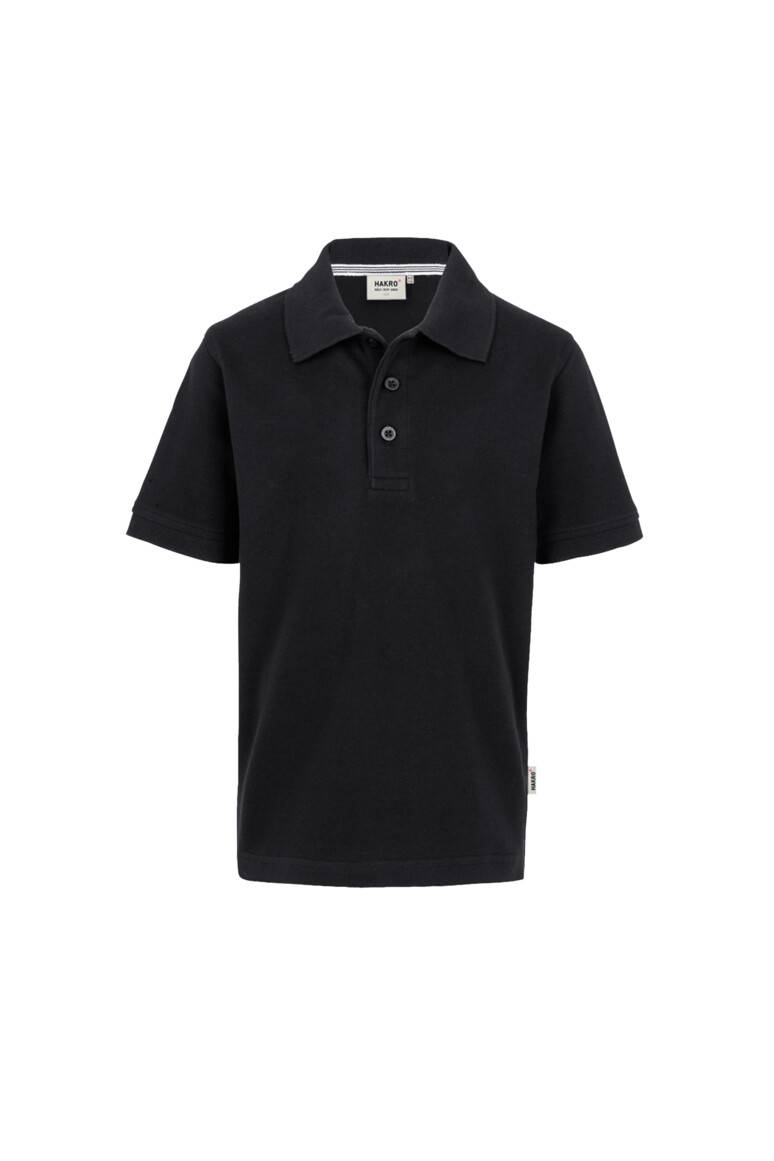 HAKRO Poloshirt Kids #400 Gr. 128 schwarz-0