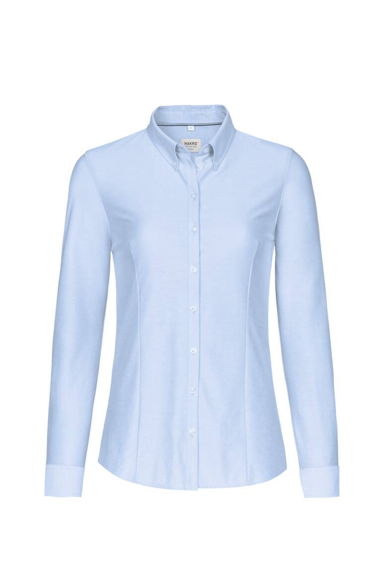 HAKRO Bluse Natural Stretch ozeanblau, 2XL