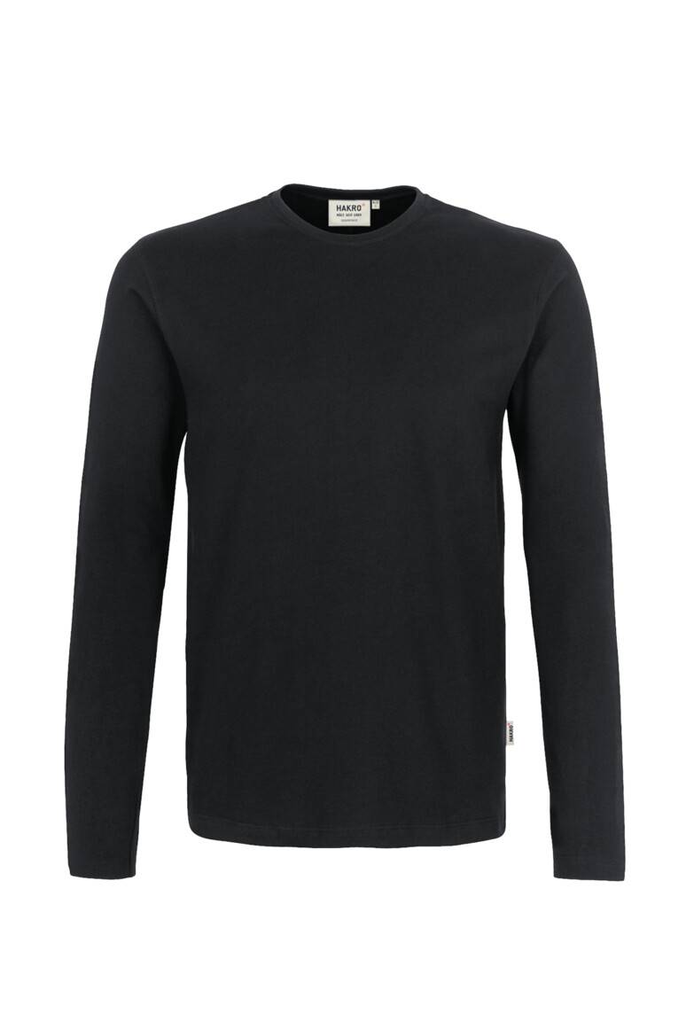 HAKRO Longsleeve Heavy schwarz, XL