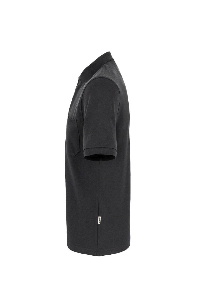 HAKRO Pocket-Poloshirt MIKRALINAR® karbongrau, 3XL-1