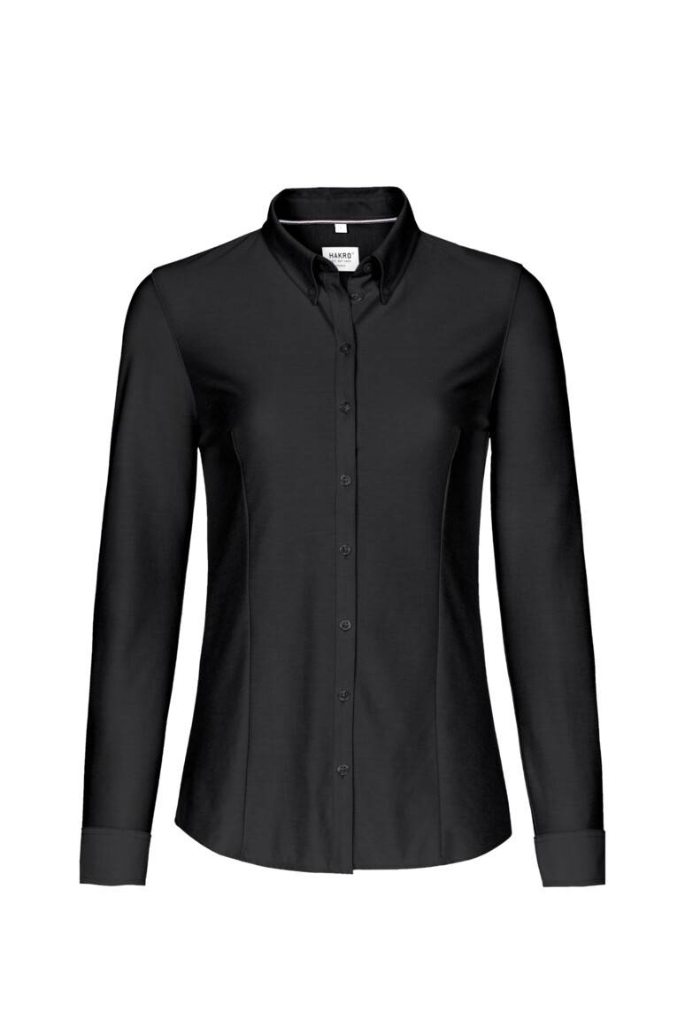 HAKRO Bluse Natural Stretch schwarz, XL