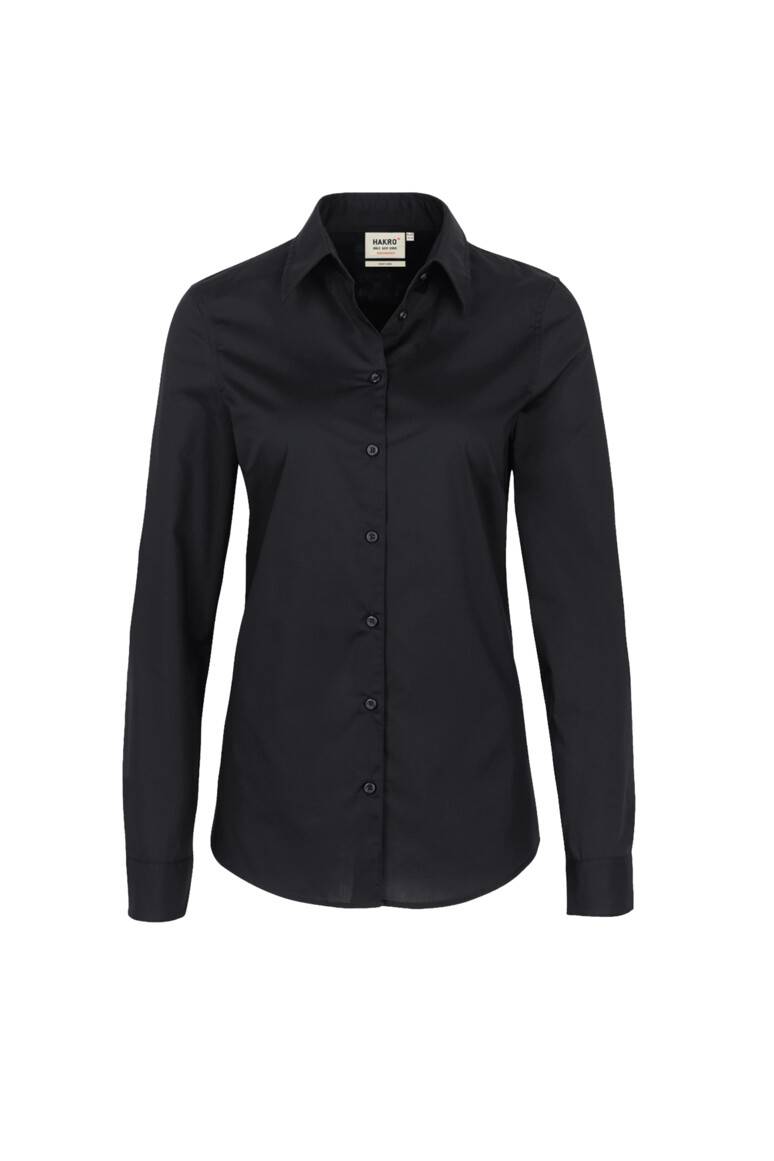 HAKRO Bluse MIKRALINAR® schwarz, 5XL