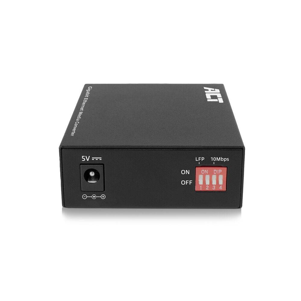 ACT AC4451 Gigabit Ethernet Medienkonverter | SFP Medienkonverter | Multimode | Singlemode | Schwarz-2