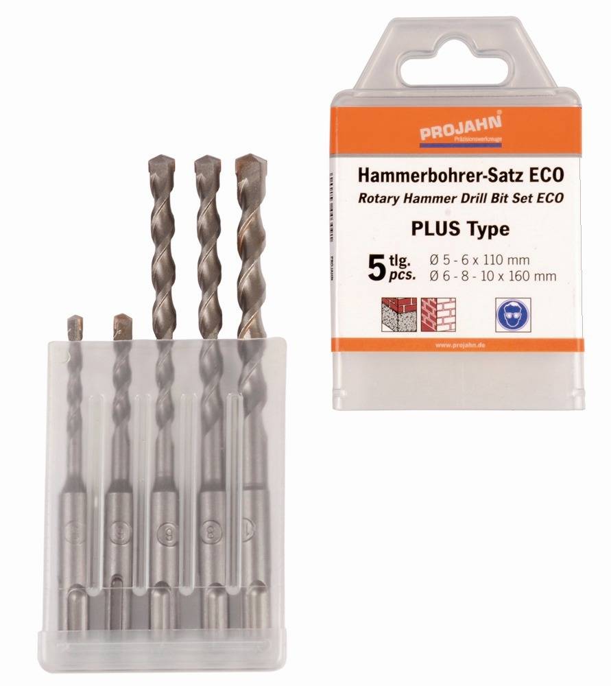 Projahn Sortiment Hammerbohrer ECO SDS-plus - 5 bis 8 mm - 5-teilig-0