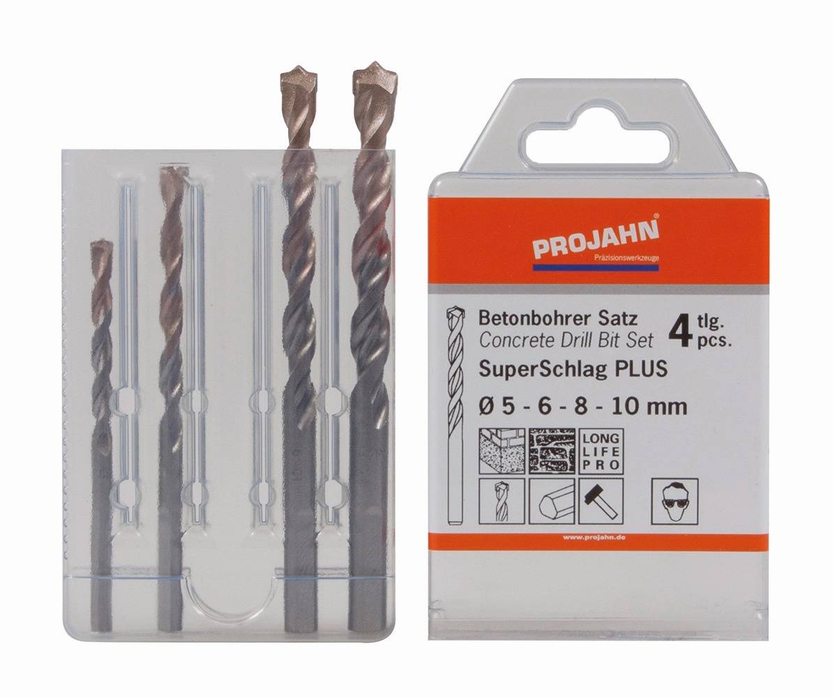 Projahn Sortiment Betonbohrer SuperSchlag PLUS - 5 bis 10 mm - 4-teilig-0