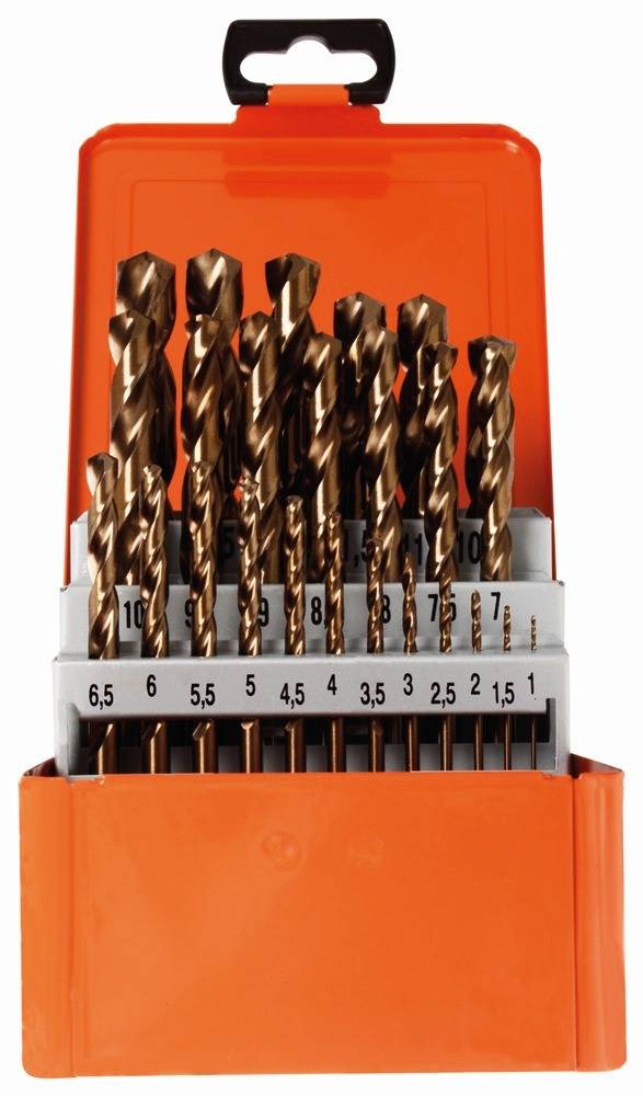Projahn Sortiment Spiralbohrer HSS-Co 5% DIN 338 Typ N - 1 bis 13 mm - 25-teilig-0