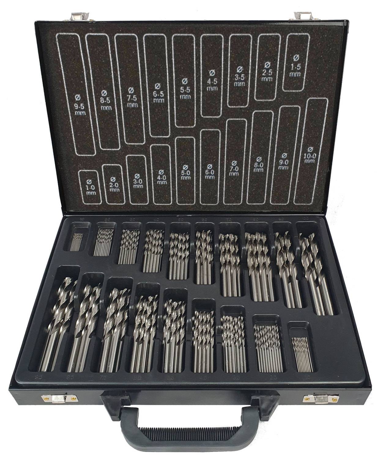 Projahn Metall-Magazin Spiralbohrer BASIC HSS-G DIN 338 - 1 bis 10 mm - 170-teilig-0